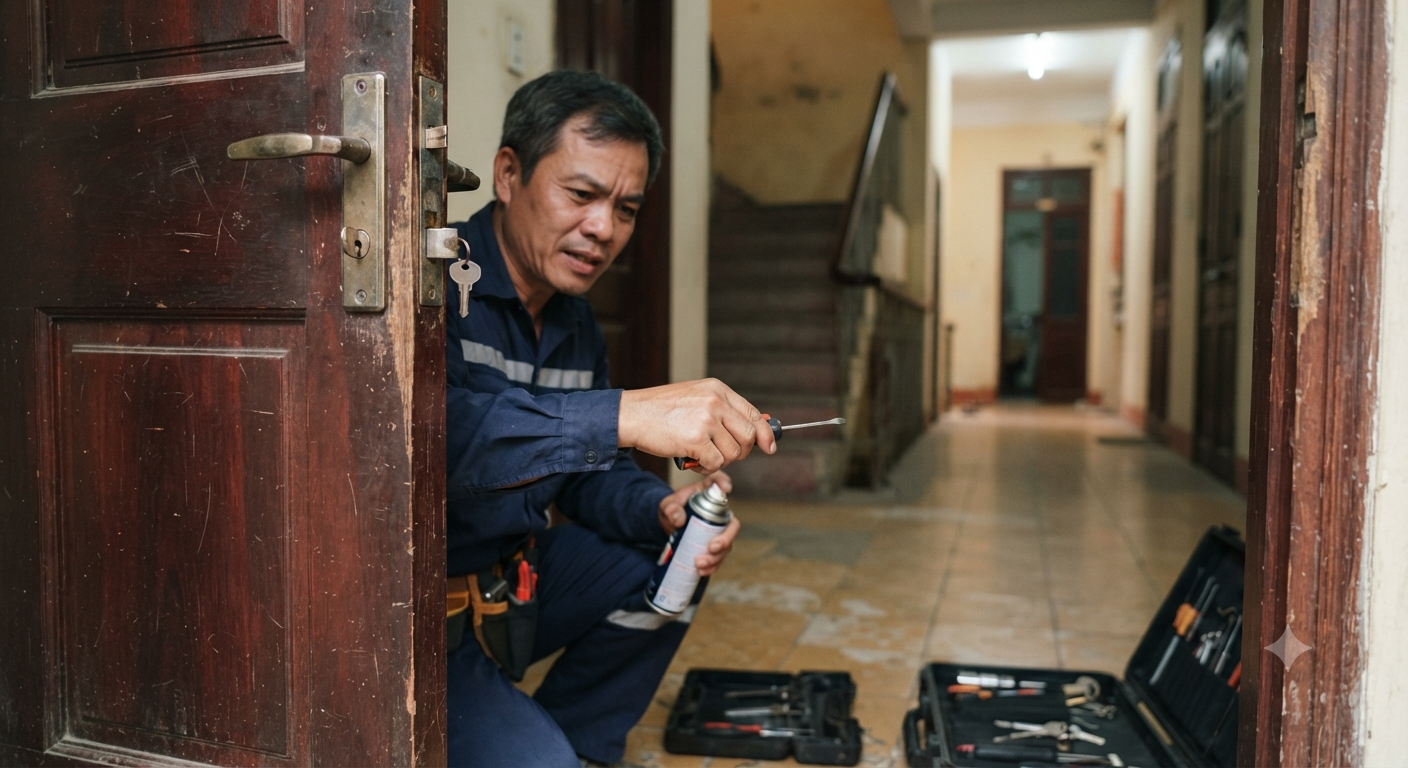 Nhận diện hiện tượng khóa cửa không chốt được trong thực tế